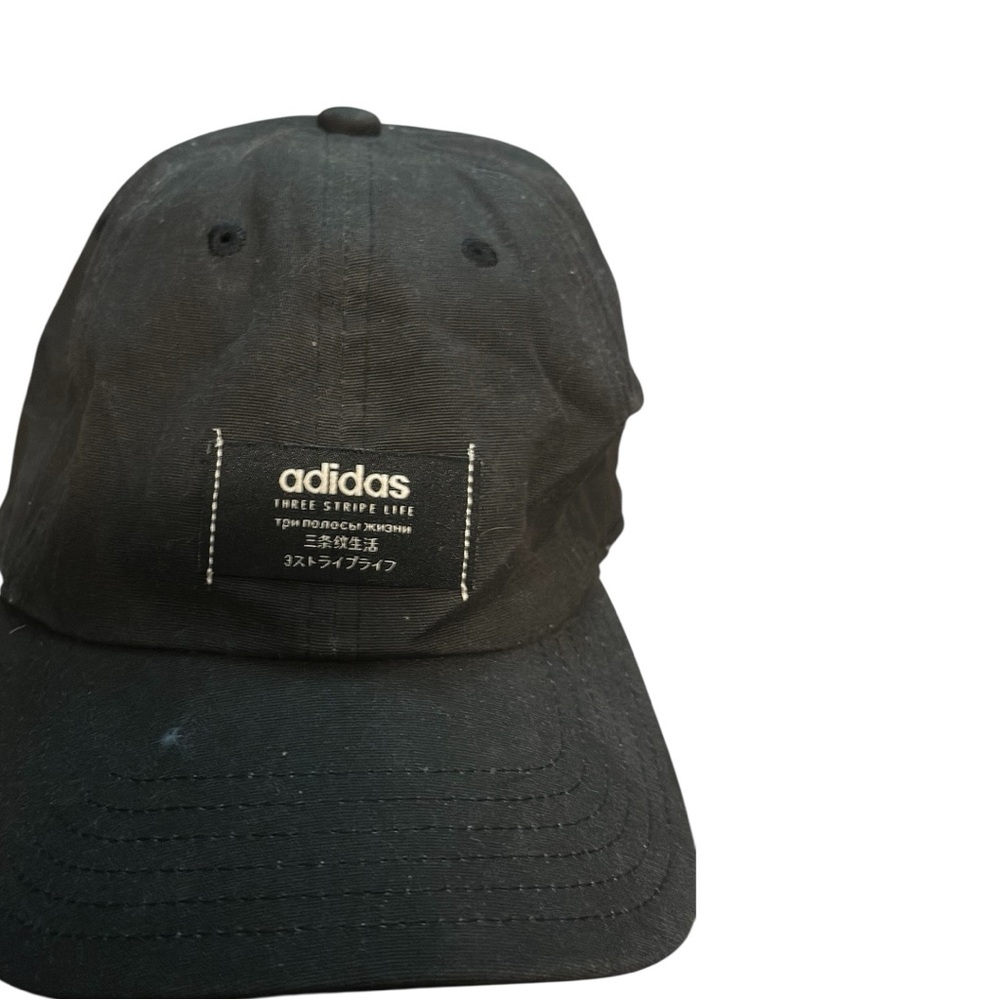 Adidas Black Hat Classic 6-Panel Design